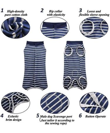 L7HWDP Dog Surgery Recovery Suit Puppy Medical Vest Dog Surgical Suit After Surgery Wear Home Indoor Pets Clothing (M) - Buy Online on GoSupps.com
