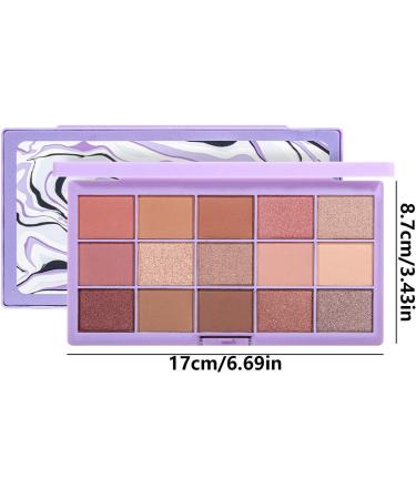 Matte Eyeshadow Palette | Smudge-Proof Long-Lasting Eye Shades Makeup Supplies Satge Use for Home Working Shopping Gathering Dating Traveling 01# - Buy Online on GoSupps.com