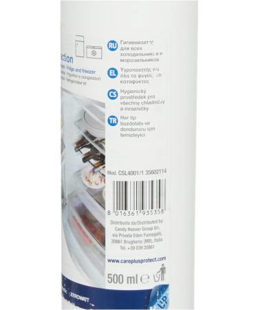 Care + Protect Rapid Action Hygienic Fridge Cleaner Interior Refrigerator Cleanser & Odour Neutraliser Removes Stains Fresh Citrus Scent 500 ml Spray Blue - Buy Online on GoSupps.com