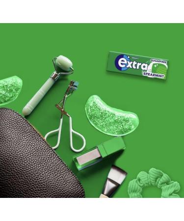 5 x packs Wrigley s Extra Spearmint Flavour Sugar Free Chewing Gum - Freshens Breath With Xylitol Helps with Oral Hygiene for Healthy Teeth and Gums - Buy Online on GoSupps.com