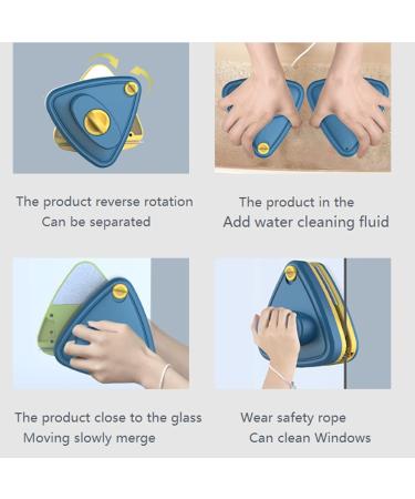 Window Cleaner Magnetic Window Cleaner Adjustable Glass Cleaner Wiper Cleaning Tools for Double Glazed Window (5 26mm) - Buy Online on GoSupps.com