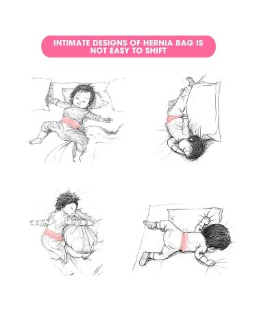 Baby Hernia Therapy Belt for Toddlers | Comfortable 2-Pack Treatment | Pink 0-1 Years - Buy Online on GoSupps.com