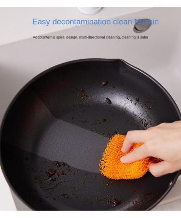 ShuWen 10pcs Stainless Steel Sponges Scrubbers Metal Scouring Pad Wire Scourer Steel Wool Cleaning Pads for Kitchen - Buy Online on GoSupps.com