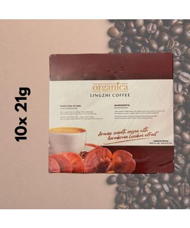 Ganoderma Reishi Lingzhi Mushroom Coffee Powder - 20x 25g - Buy Online on GoSupps.com
