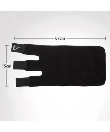 Thigh Wraps Support - Adjustable Compression Sleeve for Muscle Injury Relief | Gym Running Fitness Sports Gear for Men & Women - Buy Online on GoSupps.com