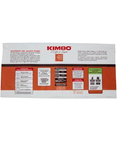Kimbo Aroma Italiano Deciso Caff Macinato Italian Caf moulu convient pour cafeti re Moka Lot de 4x 250 gr + Italian Gourmet polpa 400g - Buy Online on GoSupps.com