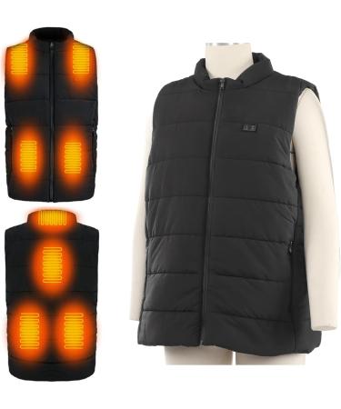 HEEPDD Electric Heated Vest - 2 Control Buttons 8 Heat Zones USB Heating Vest for Home (XL) | Shop Internationally - Buy Online on GoSupps.com