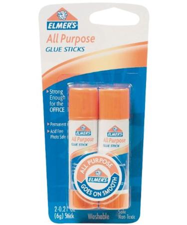 Elmer's All Purpose Glue Sticks Washable 6 Grams 2 Count - Buy Online on GoSupps.com