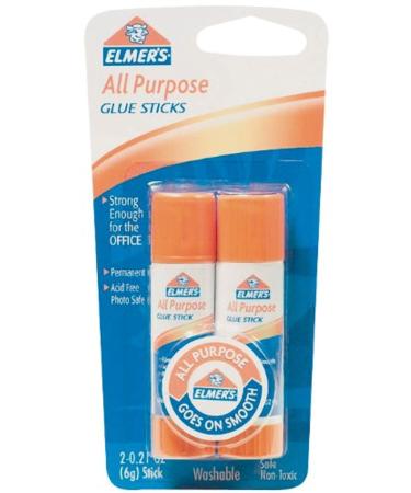 Elmer s Scented Glue Sticks Washable Clear Assorted Scents 6 Grams 6 Packs  of 4 (24 Total Count) 24 Count Dessert Scented