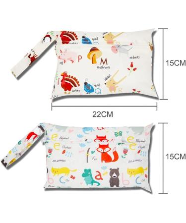 Buy 2PC Pink Diaper Pocket & Wetbag - Waterproof Diaper Organizer for Baby & Toddler Travel - Buy Online on GoSupps.com