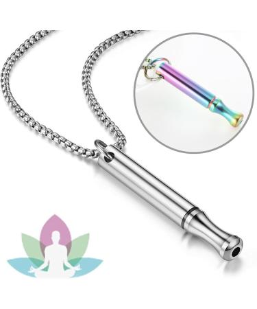 Oralgos Fashionable Breathing Necklace | Stylish Mindfulness Choker for Peace & Stress Relief | Gold Stainless Steel Jewelry - Buy Online on GoSupps.com