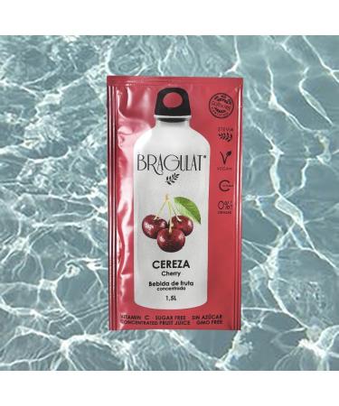  BRAGULAT Bragulat Fruit Concentrated Powder Instant Beverage Juice & Soft Drinks Cherry - 15 Bags - Buy Online on GoSupps.com
