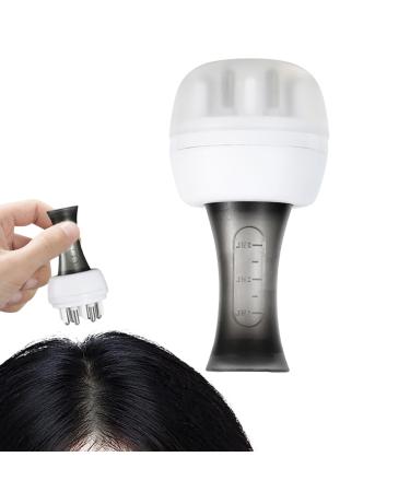 Applicateur d'huile pour cuir chevelu peigne applicateur pour le cuir chevelu applicateur d'huile pour le cuir chevelu applicateur de liquide multifonctionnel pour le cuir chevelu appliqu Blanc