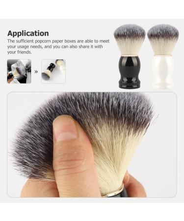 Minkissy Upholstery Accessories: 2-Piece Wooden Handle Razor Brush Set for Hairdressing & Shaving - Ideal Gift for Dad & Friends - Buy Online on GoSupps.com