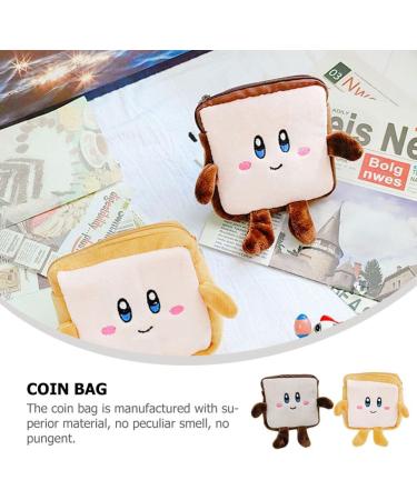 Operitacx Memoboard Set - 2 Plush Toast-Shaped Storage Bags for Tampons & Menstrual Pads - Stylish & Functional - Buy Online on GoSupps.com