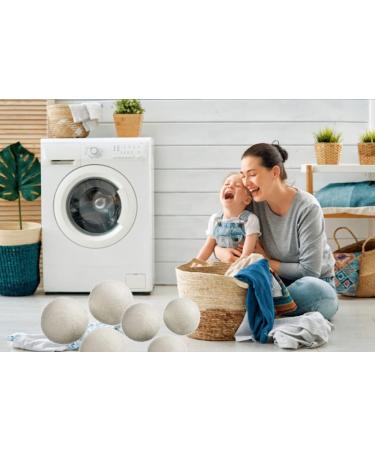 Premium XL New Zealand Wool Dryer Balls 3-Pack | Organic & Reusable Fabric Softener | Eco-Friendly Wrinkle Reducer - Baby Safe - Buy Online on GoSupps.com
