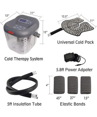 COOLMAN Cold Therapy System with Flexible Pad | Ice Machine for Knee Post Surgery - Buy Online on GoSupps.com
