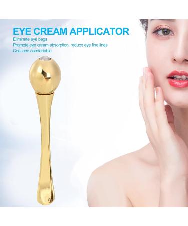 Zinc Alloy Eye Roller Spoon | Anti-Wrinkle Massage Stick | Reduces Fatigue & Puffiness | 1Pcs Metal Face Roller Tool - Buy Online on GoSupps.com
