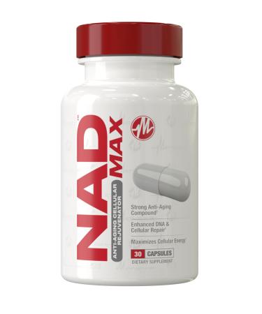 Metabolic Nutrition NAD MAX 350mg Anti-Aging Cellular Rejuvenator, Supports Cellular Energy and Mitochondrial Function, 30 Day Supply
