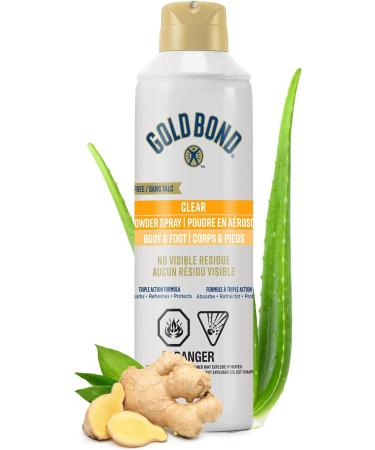 Gold Bond Extra Strength Medicated Body Powder 283g Bottle Cornstarch-Based Moisture Absorbing & Clear Body Powder Spray 198g Spray Bottle No-Mess Talc-Free Odour Eliminator SUBSTANCE + SUBSTANCE 844563 - Buy Online on GoSupps.com
