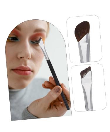 FRCOLOR 4 Pcs Flat Concealer & Contour Brush Set - Angled Makeup Brushes for Eyes Nose & Eyebrows - Premium Horse Hair Tools for Flawless Makeup Application - Buy Online on GoSupps.com