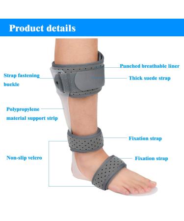 Medical AFO Drop Foot Brace - Left/S Size Orthosis for Postural Correction - Buy Online on GoSupps.com