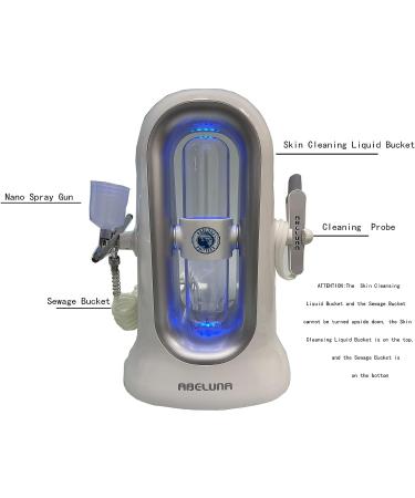 Water Oxygen Jet Beauty Machine - Multifunctional Facial Suction and Hydrodermabrasion System for Home Spa Treatment - Buy Online on GoSupps.com