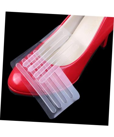 FRCOLOR 48 Pcs Clear Heel Liner - Silicone High Heel Cushions & Non-Slip Pads for Women - Adhesive Shoe Grip Tape - Transparent Sling Shoe Straps - Buy Online on GoSupps.com