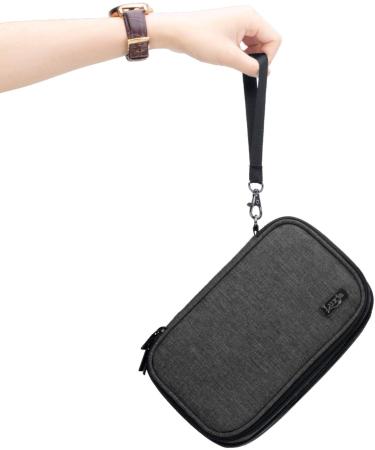 Luxja Insulin Diabetic Bag - Double Layer Insulin Pocket for Blood Sugar Devices & Diabetes Accessories - Black Version - Buy Online on GoSupps.com