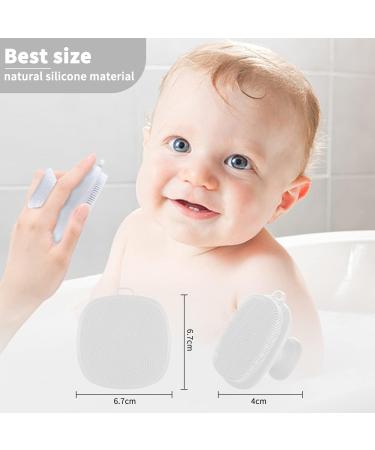 VWMYQ Silicone Face Scrubber for Men Facial Cleansing Brush Silicone Face Wash Brush Manual Waterproof Cleansing Skin Care Face Brushes for Cleansing and Exfoliating (White) - Buy Online on GoSupps.com