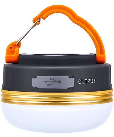 LED Camping Lantern, Rechargeable & Portable Tent Light, 300LM,3 Light Modes,1800mAh Power Bank,with Magnet Base,Electric Lantern Flashlight for Camping/Hiking/Fishing/Hurricane/Emergency