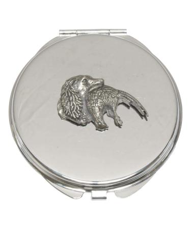 Spaniel & Pheasant Compact Mirror Handbag Gift With Free Engraving 338
