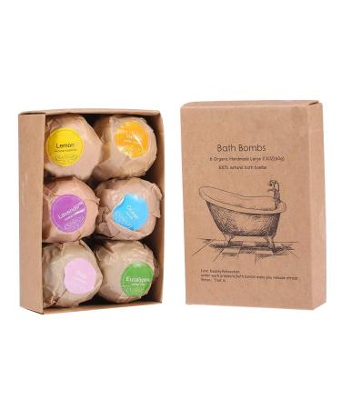 SWOQ Natural & Organic Bath Bombs Gift Set | Pure Handmade Relaxation for Women & Girls - Buy Online on GoSupps.com