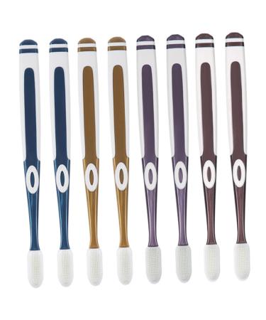 8st nano toothbrush Extra soft toothbrush hand cleaning brush toothbrush for sensitive gums tongue toothbrush teeth brushing toothbrush charcoal handbook pebbled gel child