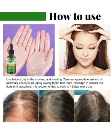 60ML Rosemary Oil for Hair Rosemary Oil Skin Care-Pure Organic for Eyelashes Eyebrows Face Stimulates Growth Nourishes Scalp - Buy Online on GoSupps.com