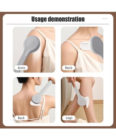  Yhsioaklo Back lotion applicator | Sunscreen lotion and stick with extended handle | Back sunscreen applicator | Moisturizing oil application equipment for people - Buy Online on GoSupps.com