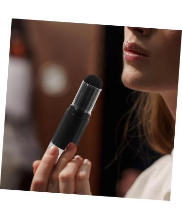 minkissy Refillable Powder Brush for Loose Powder Concealer Brush Bottle Foundation Brush with Cover Powder Cosmetics Brush Powder Puff Tools Travel Contour Brush Plastic Flat Top - Buy Online on GoSupps.com