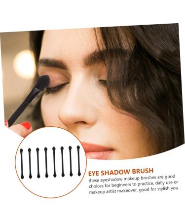 Didiseaon 25 Pcs Double Ended Eye Shadow Stick Cosmetics Lipstick Applicator Makeup Black Plastic - Buy Online on GoSupps.com