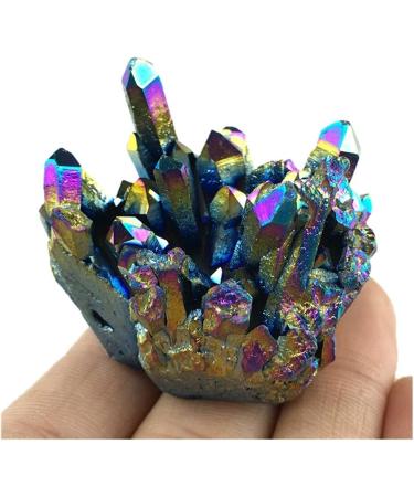 Natural Crystal Rough 1pcs Natural Quartz Crystal Stone Rainbow Titanium Cluster Colorful Cluster SpecimenHome Desk DecorationsCrystal dingchi (Color : As Photo Show Size : 30g) 30g As Photo Show - Buy Online on GoSupps.com