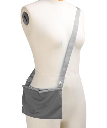 Mastectomy Drain Holder Pouch - Adjustable & Reusable Surgery Drainage Pouch with Shower Bag (Gray) - Buy Online on GoSupps.com