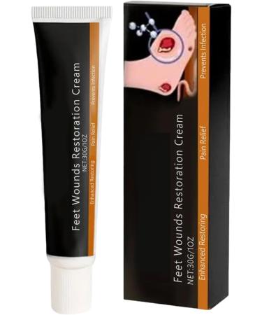Foot cream soothing natural moisturizing 30g cream for dry cracked feet skin care for hydration and foot care daily and overnight use for women - Buy Online on GoSupps.com