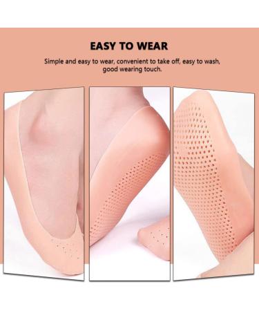 Lurrose Moisturizing Socks - 2 Pairs Anti-Cracking & Breathable Foot Covers for Soft Skin - 19x8.7 cm International Shipping - Buy Online on GoSupps.com