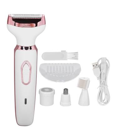 Electric women's razor bikini trimmer electrical women's razor 4 in 1 female razor electric eyebrow cutter dry wet shaving stainless steel blade Face hair remover for women