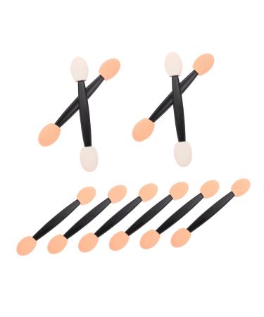 Hemoton 200 Pcs Double Ended Eyeshadow Brush Sponge Eyeshadow Stick Latex Sponge Dual-side Eye Makeup Applicator Makeup Brush Makeup Tool Sponge Brush Cosmetic Tool