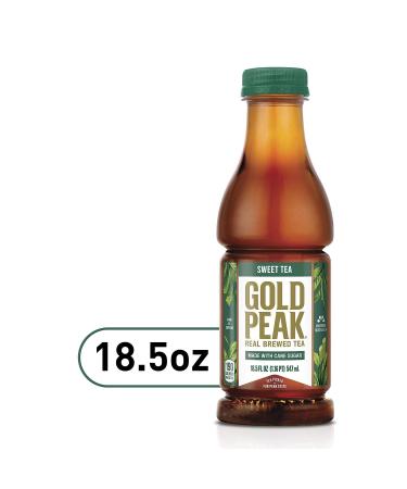 Gold Peak Naturally Sweet Tea by Gourmet Kitchn - 18.5oz/18pk, Real Brewed Tea with Cane Sugar, 18.5 Fl Oz (Pack of 18) - Buy Online on GoSupps.com