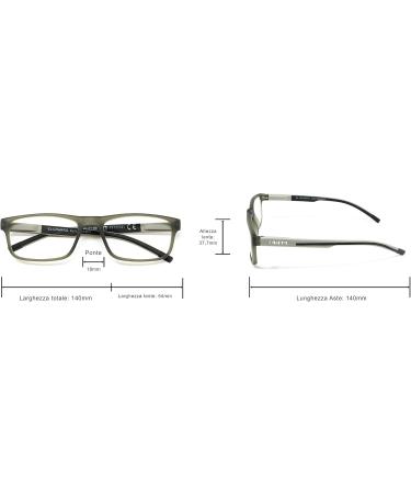 El Charro Colorado Black Reading Glasses - Diopter +1.5 | Stylish & Comfortable Eyewear for International Shipping - Buy Online on GoSupps.com