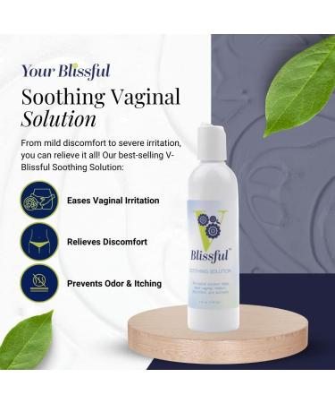 V-Blissful Soothing Vaginal Solution - pH Balance & Vaginal Health Support - Natural 4 oz Treatment for Yeast Infections & BV - Buy Online on GoSupps.com