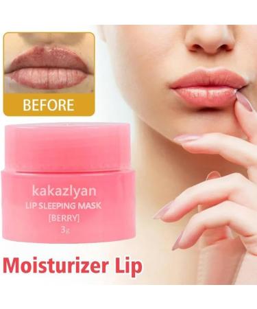 Original Strawberry Lip Sleeping Mask Moisturizing Balm Hydrated Nourish Lips Sleep Care J4Y1 Night Gradient Lip Lines Lips - Buy Online on GoSupps.com