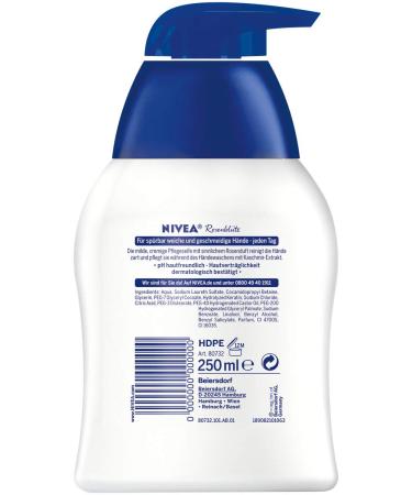 Nivea Care Soap Rose Blossom 250ml - Nourishing Liquid Soap for Soft Hands pH-Friendly with Rose Fragrance - Buy Online on GoSupps.com