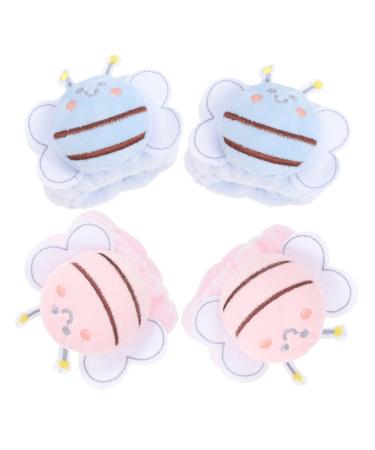 2paires Bracelets Absorbants Pour Lavage Du Visage Accessoires Pratiques Et l gants Pour Femmes